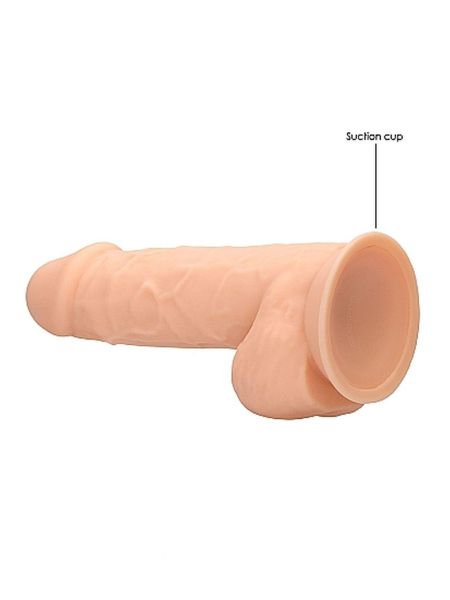 Dildo grube żylasty realistyczny penis przyssawka 21,5cm - 6