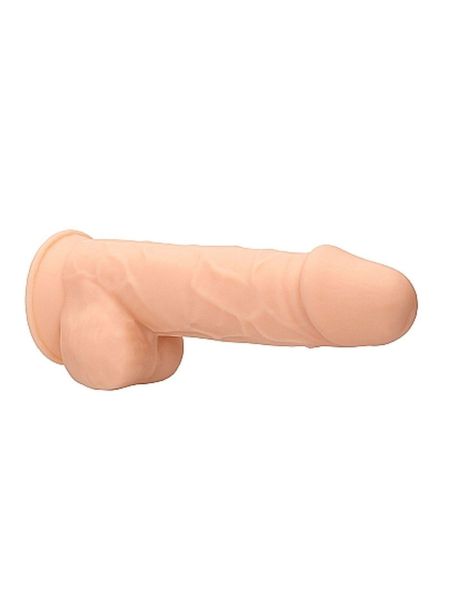 Dildo grube żylasty realistyczny penis przyssawka 21,5cm - 7