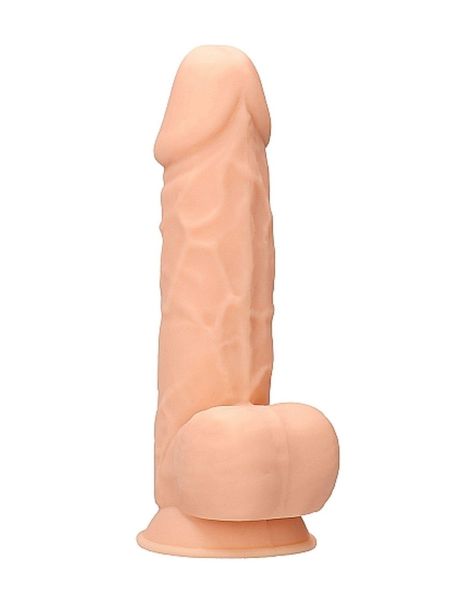 Dildo grube żylasty realistyczny penis przyssawka 21,5cm