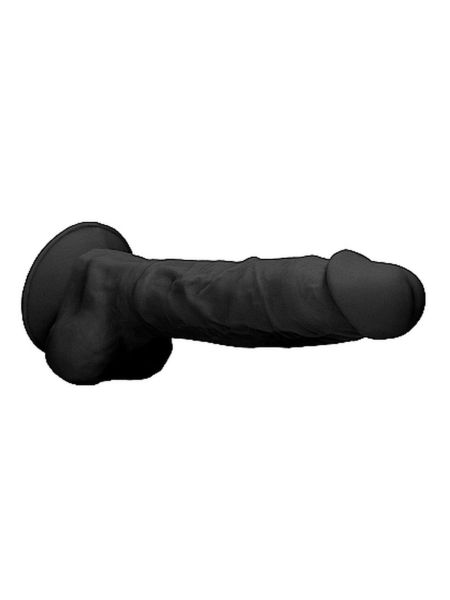 Dildo grube żylasty realistyczny penis przyssawka 17,8cm - 7