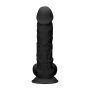 Dildo grube żylasty realistyczny penis przyssawka 17,8cm - 6