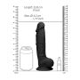 Dildo grube żylasty realistyczny penis przyssawka 17,8cm - 9