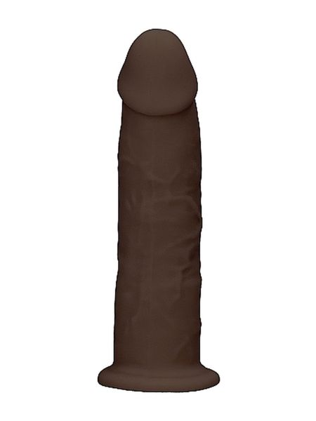 Silicone Dildo Without Balls - 15,3 cm - Brown - 5