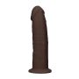 Silicone Dildo Without Balls - 15,3 cm - Brown - 2
