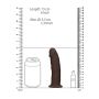 Silicone Dildo Without Balls - 15,3 cm - Brown - 9