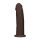 Silicone Dildo Without Balls - 15,3 cm - Brown