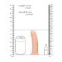 Żylaste silikonowe dildo mocna przyssawka 15 cm - 9