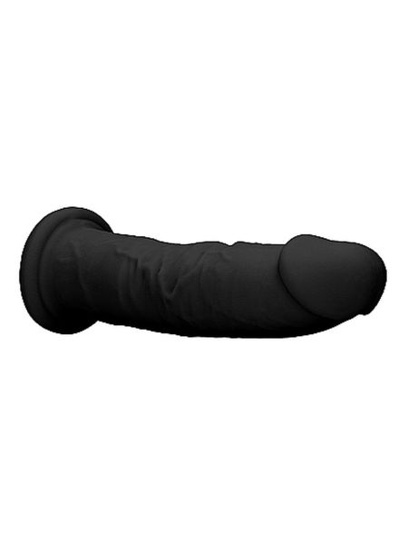 Silicone Dildo Without Balls - 22,8 cm - Black - 7