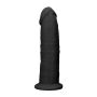 Silicone Dildo Without Balls - 22,8 cm - Black - 2