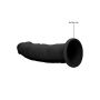 Silicone Dildo Without Balls - 22,8 cm - Black - 7