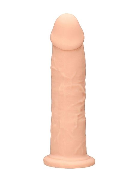 Silicone Dildo Without Balls - 22,8 cm - Flesh - 5