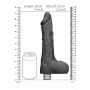 10" / 25 cm Realistic Vibrating Dildo With Balls - Black - 6