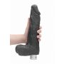 10" / 25 cm Realistic Vibrating Dildo With Balls - Black - 7