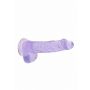 Mały fioletowy penis dildo z przyssawką 17 cm - 7