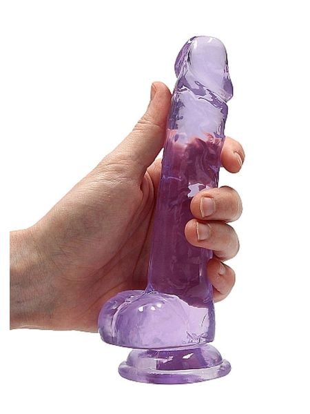 Realistyczne dildo z przyssawką penis żylasty 19cm - 7