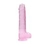 9" / 23 cm Realistic Dildo With Balls - Pink - 5