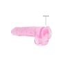 9" / 23 cm Realistic Dildo With Balls - Pink - 6