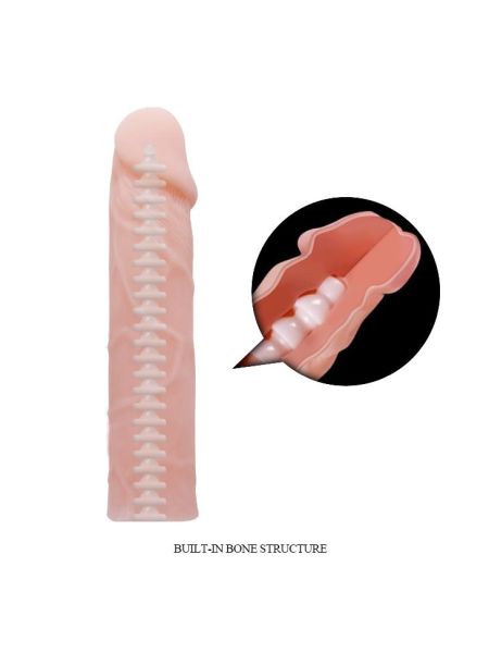Wyginane elastyczne dildo z kręgosłupem penis 16cm - 2