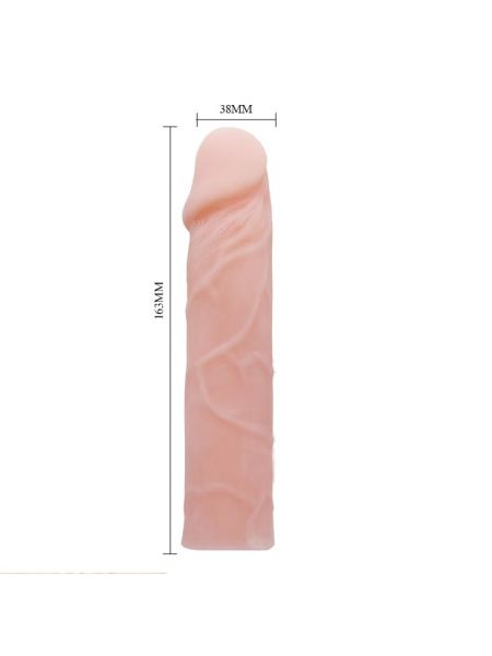 Wyginane elastyczne dildo z kręgosłupem penis 16cm - 6