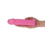 Różowy gruby realistyczny penis żylasty 18 cm - 7