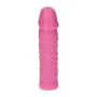 Różowy gruby realistyczny penis żylasty 18 cm - 2