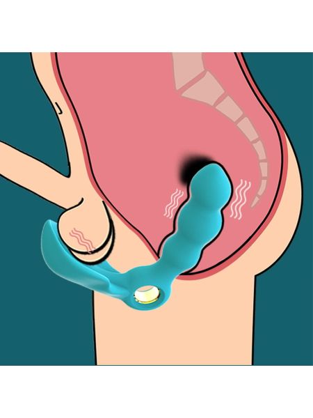 Masażer analny korek stymulator prostaty i jąder 36 trybów - 2