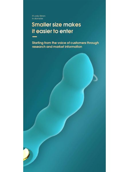 Masażer analny korek stymulator prostaty i jąder 36 trybów - 10