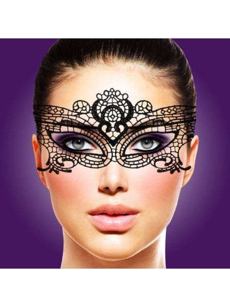 Maska erotyczna koronkowa wenecka karnawałowa Francoise - 6