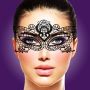 Maska erotyczna koronkowa wenecka karnawałowa Francoise - 7
