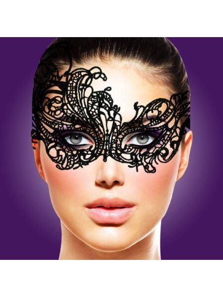 Maska erotyczna koronkowa wenecka karnawałowa Violaine - 6
