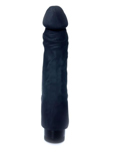 Wibrator czarny penis członek realistyczny 22cm - 3