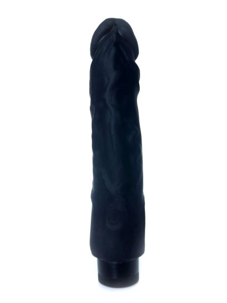 Wibrator czarny penis członek realistyczny 22cm - 4