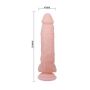 Żylaste realistyczne dildo z przyssawką 21 cm - 5