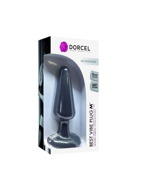 Wibrujący korek analny DORCEL Best Vibe Plug 13cm - 6