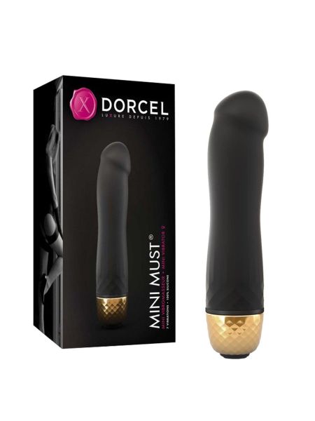 Wibrator klasyczny DORCEL Mini Must 7trybów 12cm czarny - 2