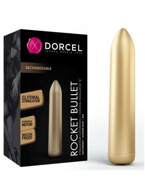 Mini wibrator DORCEL Rocket Bullet 9cm 16trybów złoty