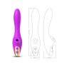 Wibrator punktu G masażer bezdotykowy 20cm 9 trybów fioletowy - 5