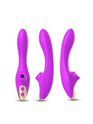 Wibrator punktu G masażer bezdotykowy 20cm 9 trybów fioletowy - image 2