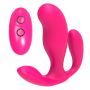 Potrójny wibrator waginalny analny 7 trybów 8 cm różowy - 3