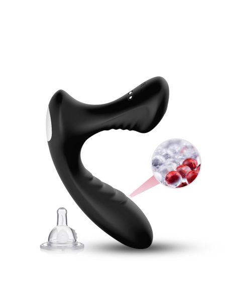 Masażer stymulator prostaty kork analny 15 cm 9 trybów - 6