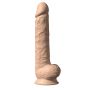 Sztuczny penis silikonowe realistyczne dildo z przyssawką 38 cm - 2