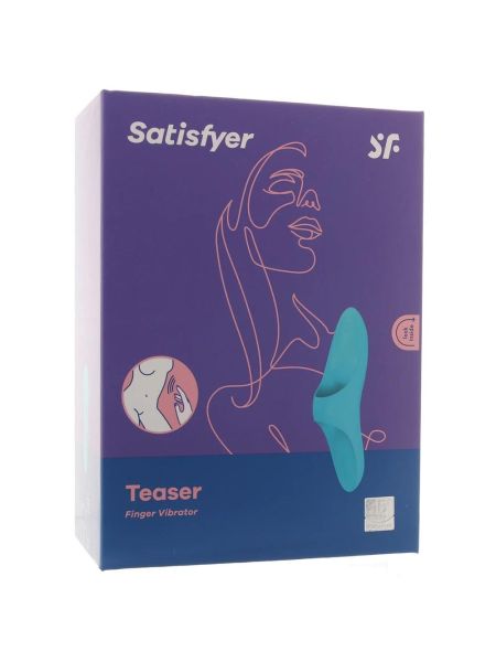 Wibrator masażer na palec Satisfyer Teaser Finger niebieski - 6