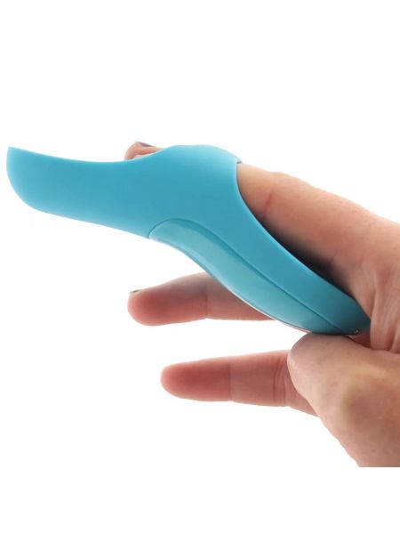 Wibrator masażer na palec Satisfyer Teaser Finger niebieski