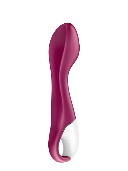 Wibrator do punktu G ogrzewany Satisfyer Hot Spot bordowy - 4