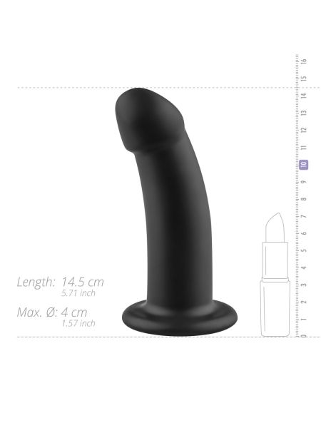 No-Parts - Charlie Dildo 14.5 cm - Black - 11