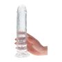 Wielki dildo żylasty penis z przyssawką i jądrami 25,5 cm - 4