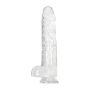 Dildo ogromne żylaste  z przyssawką i jadrami 25 cm - 2