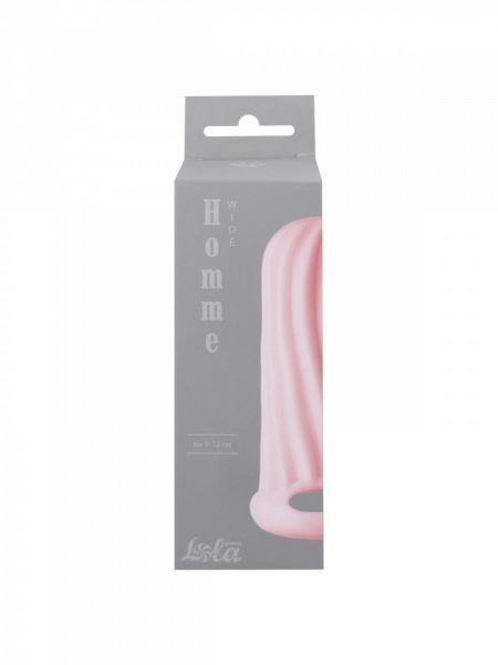 Penis sleeve Homme Wide Pink for 9-12cm