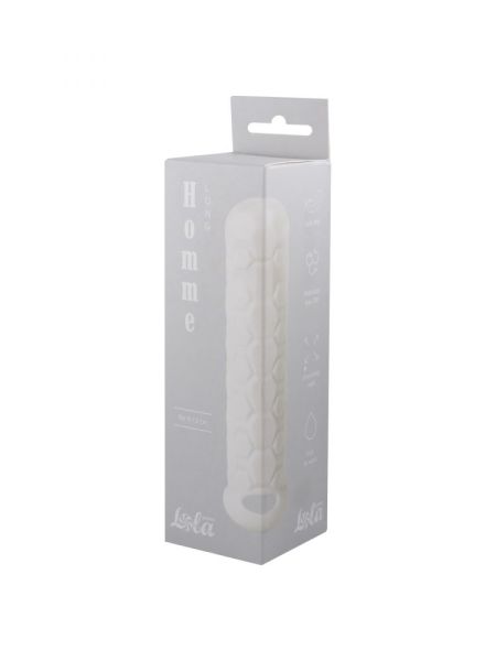 Penis sleeve Homme Long White for 9-12cm - 2
