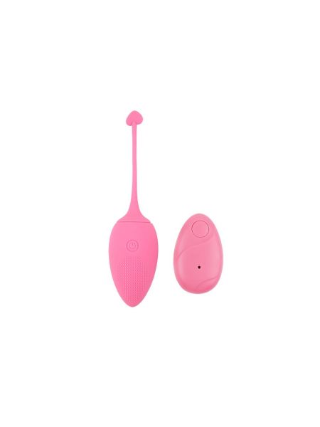 Jajeczko wibrujące waginalne stymulator 10 trybów Różowe - 2
